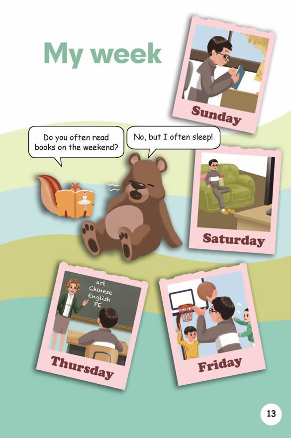 Unit 2 My week(第13页)