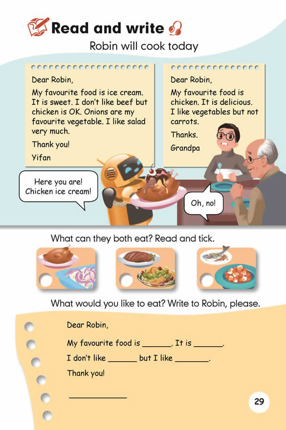 Unit 3 What would you like?(第29页)