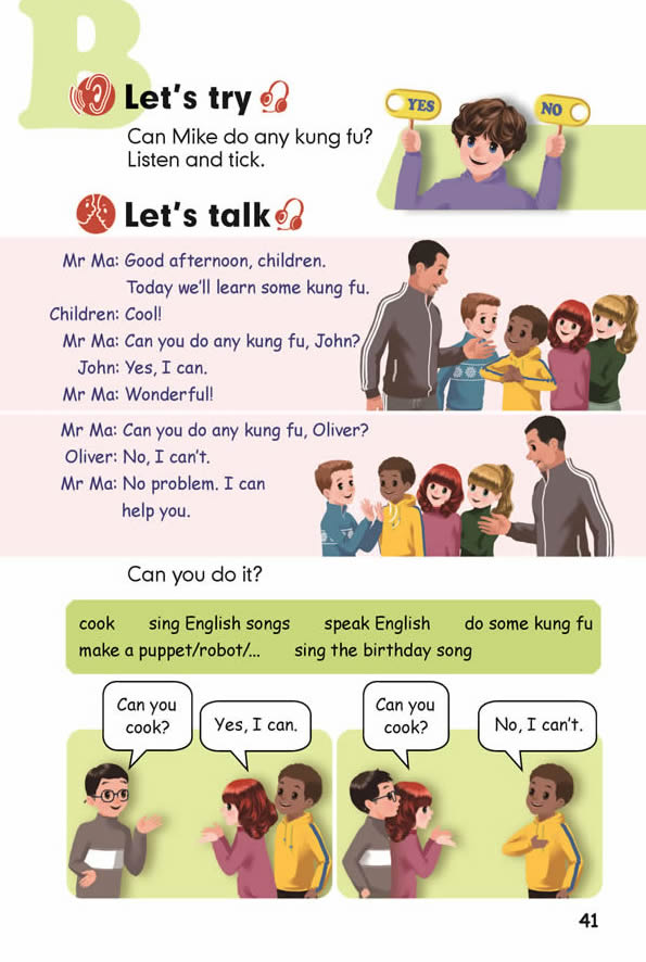 Unit 4 What can you do?(第41页)