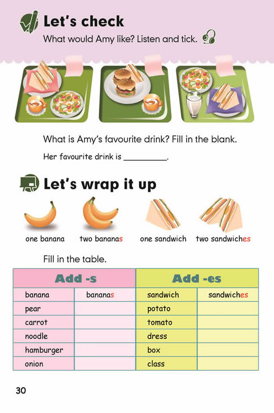 Unit 3 What would you like?(第30页)