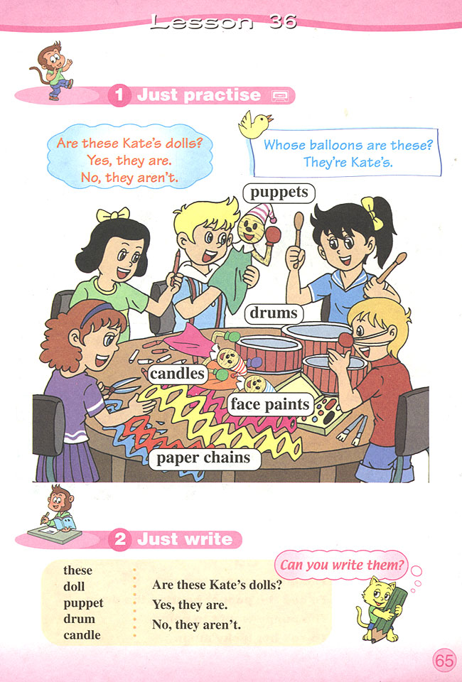 Unit 6 Whose T-shirt is that? Lesson 31(第65页)