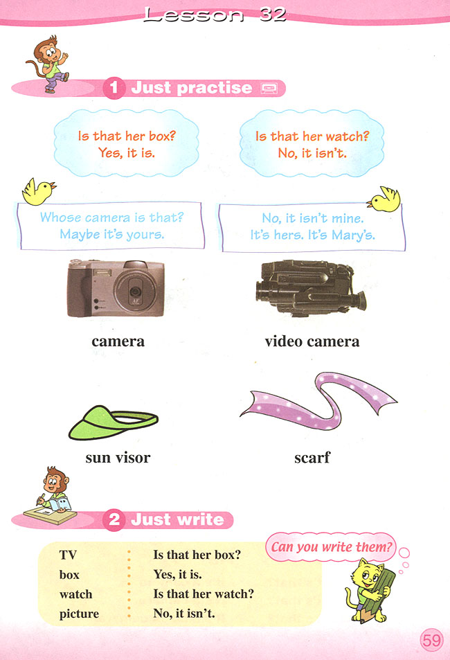 Unit 6 Whose T-shirt is that? Lesson 31(第59页)