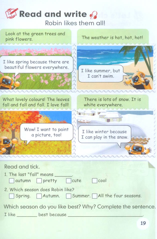 Unit 2 My favourite season(第14页)