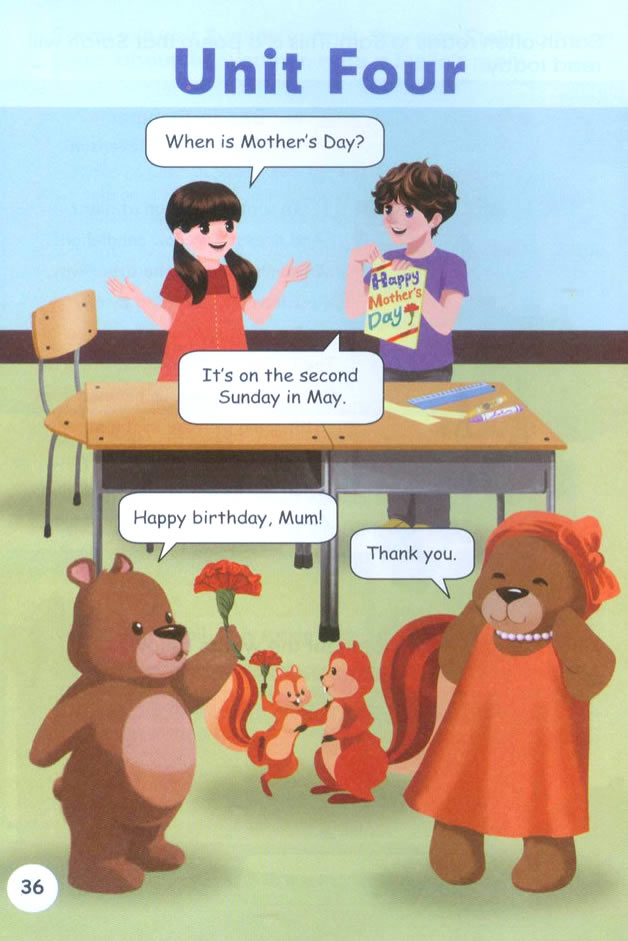 Unit 3 My school calendar(第31页)