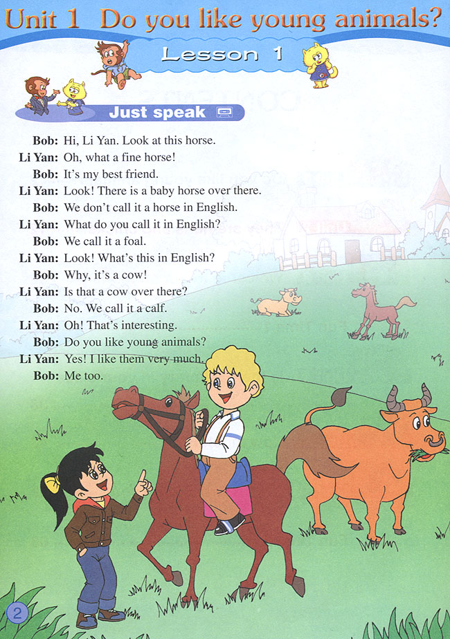 Unit 1 Do you like young animals?(第2页)