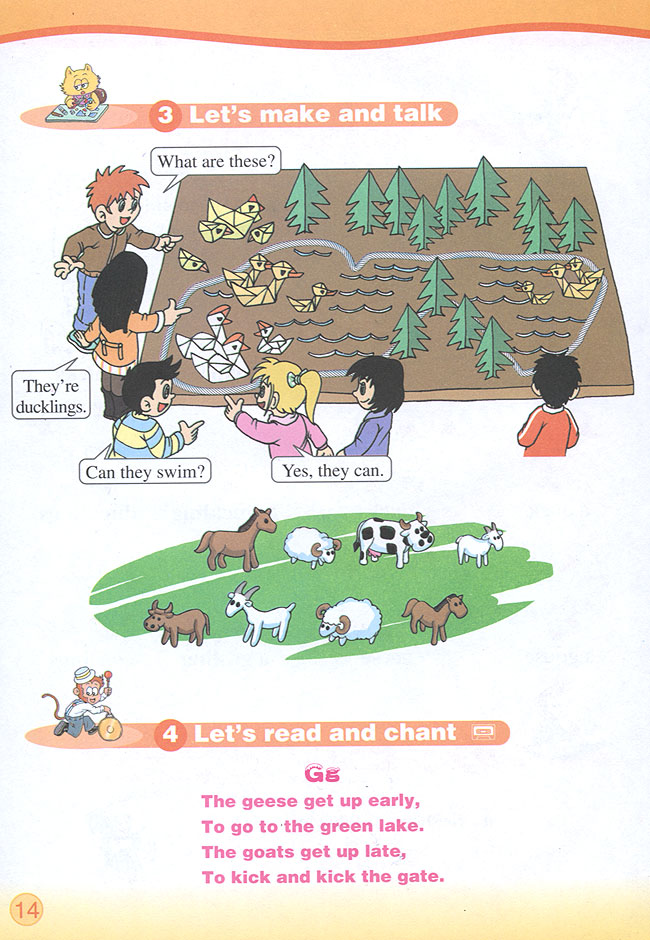 Unit 2 They are hens and chicks.(第14页)