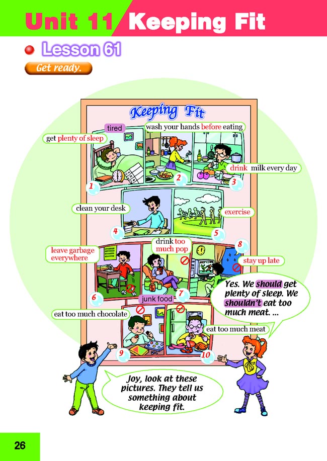 Unit 11 Keeping Fit(第26页)