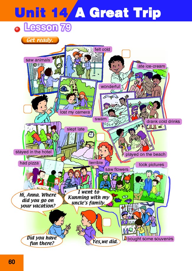 Unit 14 A Great Trip(第60页)