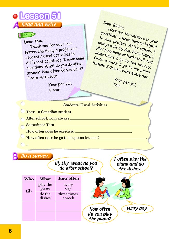 Unit 9 How Often Do You Go There?(第6页)