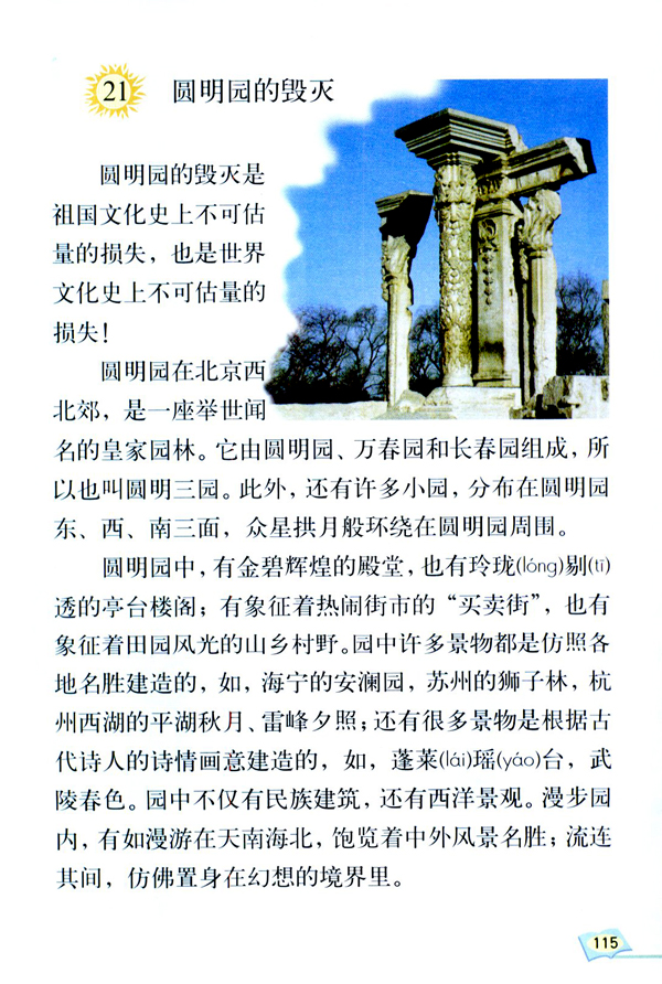 21 圆明园的毁灭(第115页)