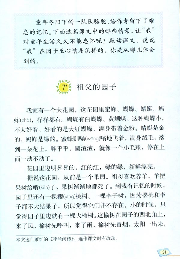 7* 祖父的园子(第31页)