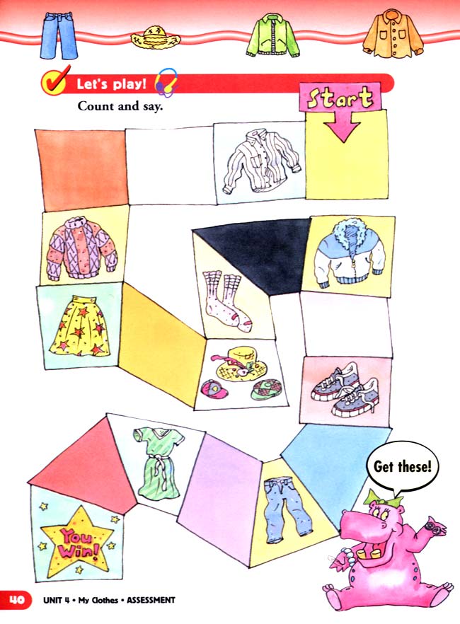 unit 4 My Clothes(第40页)