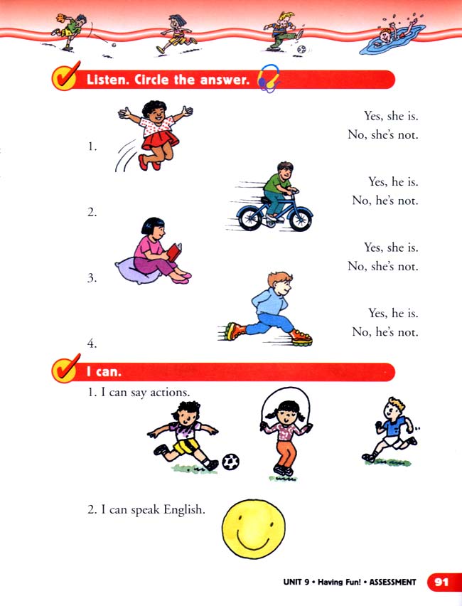 unit 9 Having Fun!(第91页)