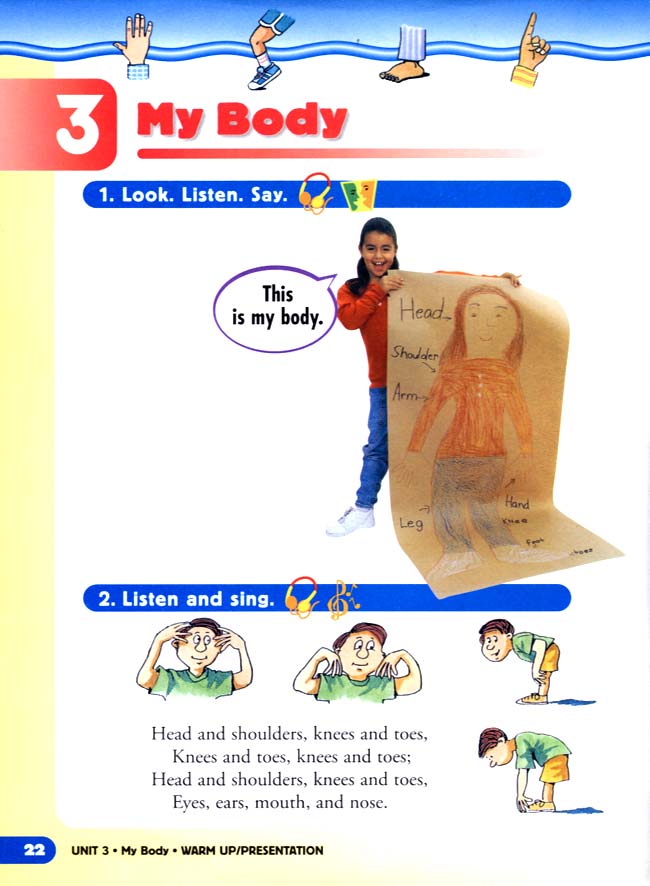 新派英语小学一年级上册教师教学用书unit3MyBody