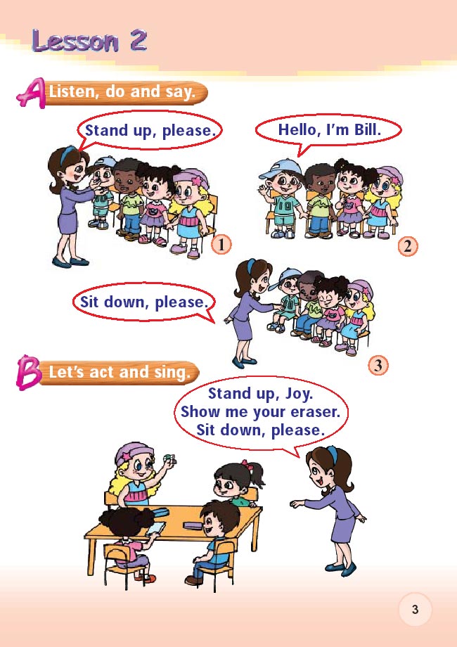 新起点小学一年级英语上册lesson2