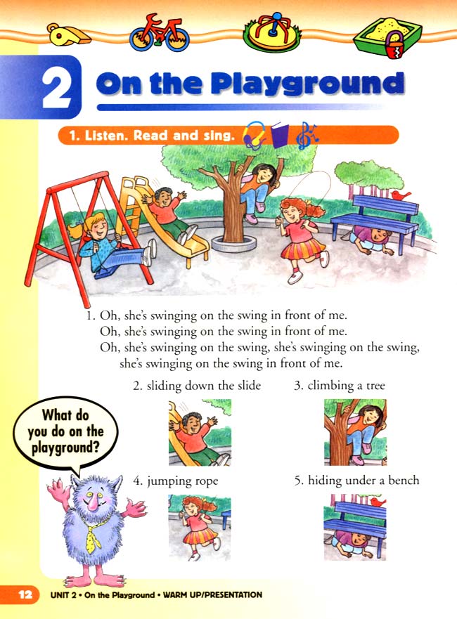 新派英语小学一年级下册教师教学用书unit 2 On the Playground