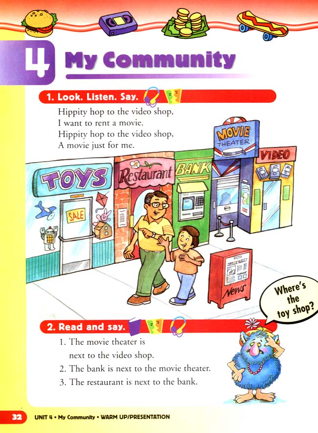 新派英语小学一年级下册教师教学用书unit4MyCommunity