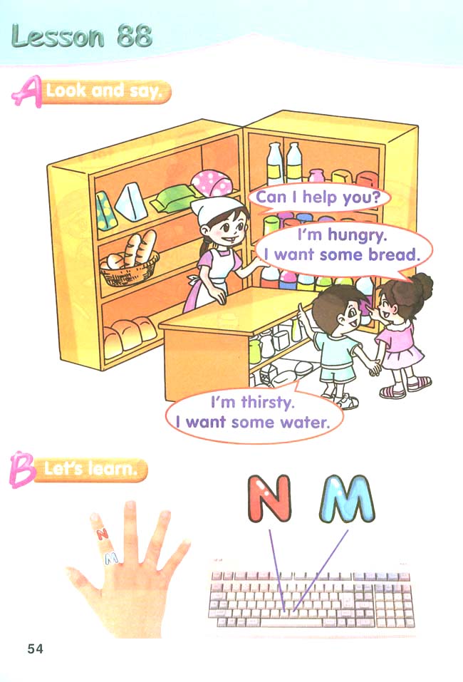 新起点小学一年级英语下册课本lesson88