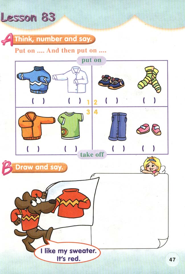 新起点小学一年级英语下册课本lesson83