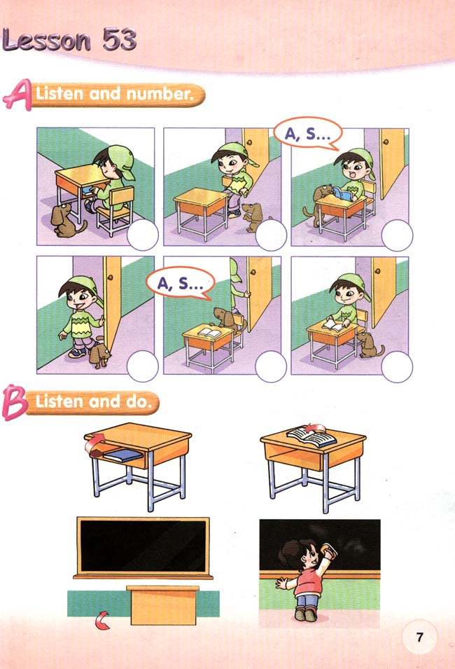 新起点小学一年级英语下册课本lesson53
