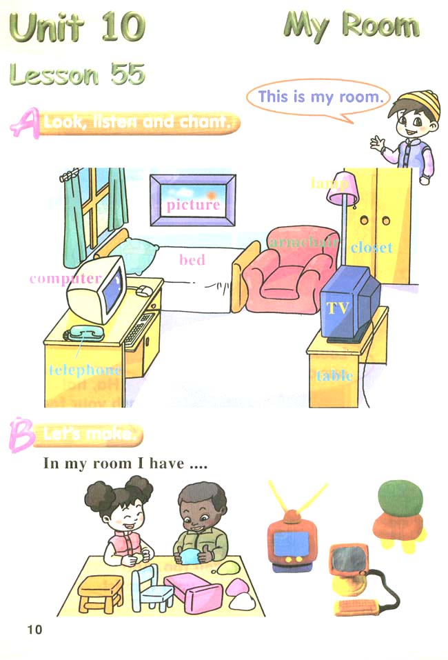 新起点小学一年级英语下册课本lesson55