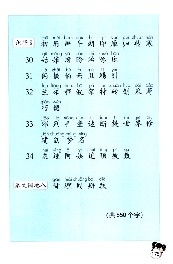 生字表（一）(第175页)