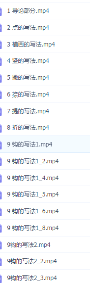 赵贺新中性笔楷书标准视频教学钢笔临摹入门到精通硬笔练字教学